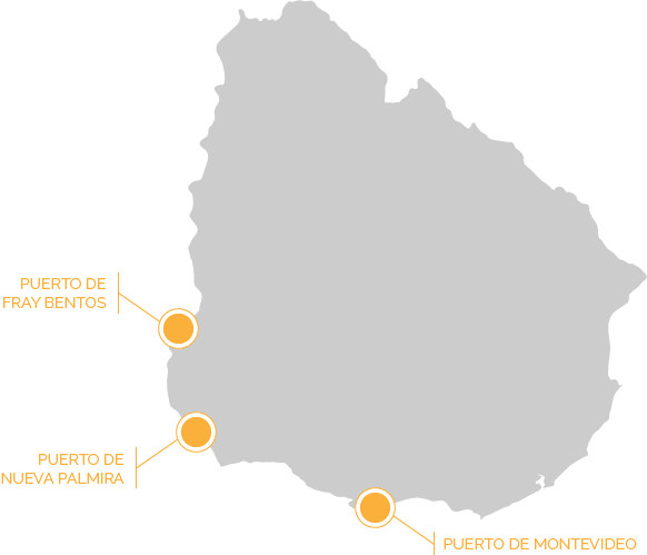 Utilaje - Contacto - Mapa Puertos